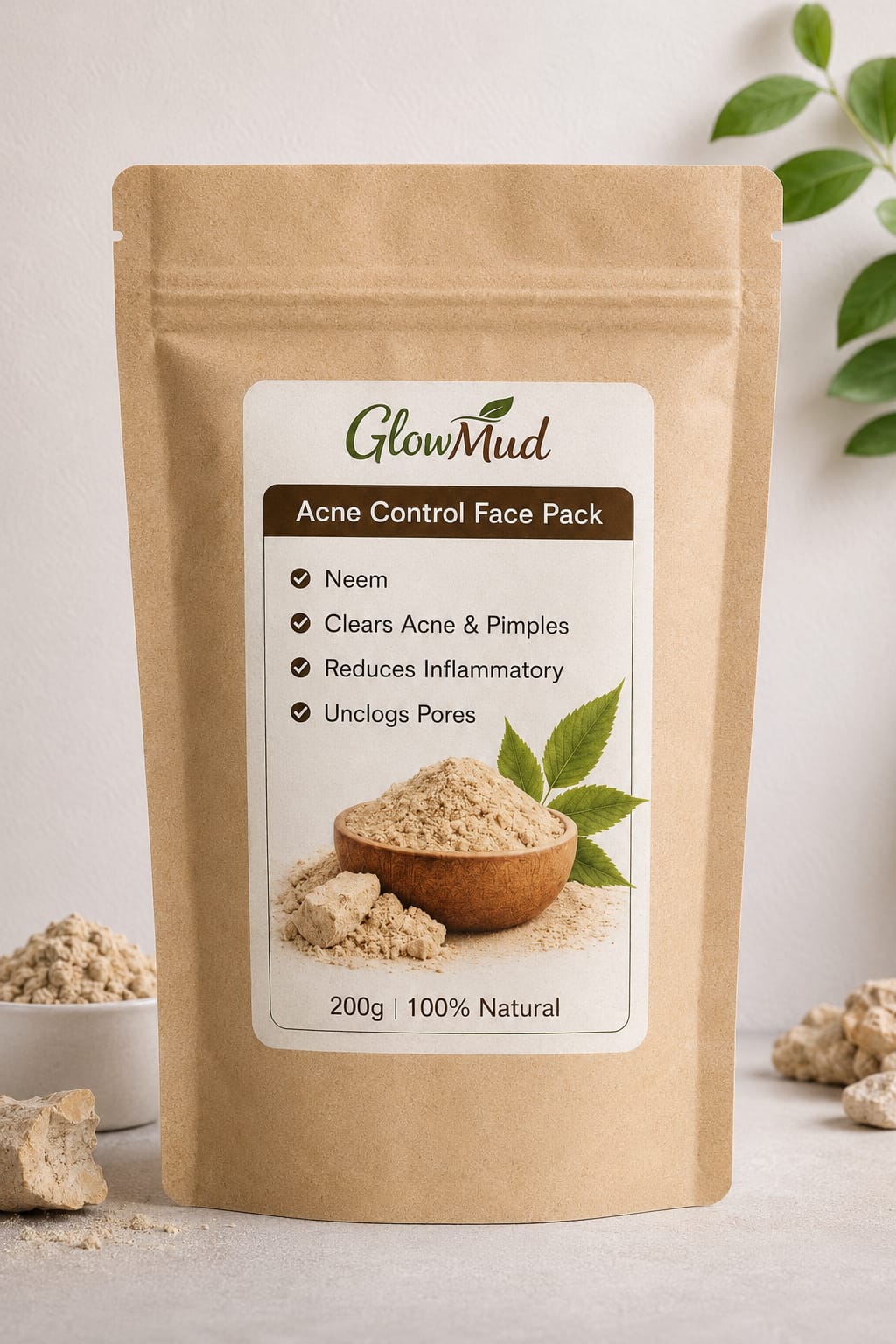 Acne control face pack - 200g